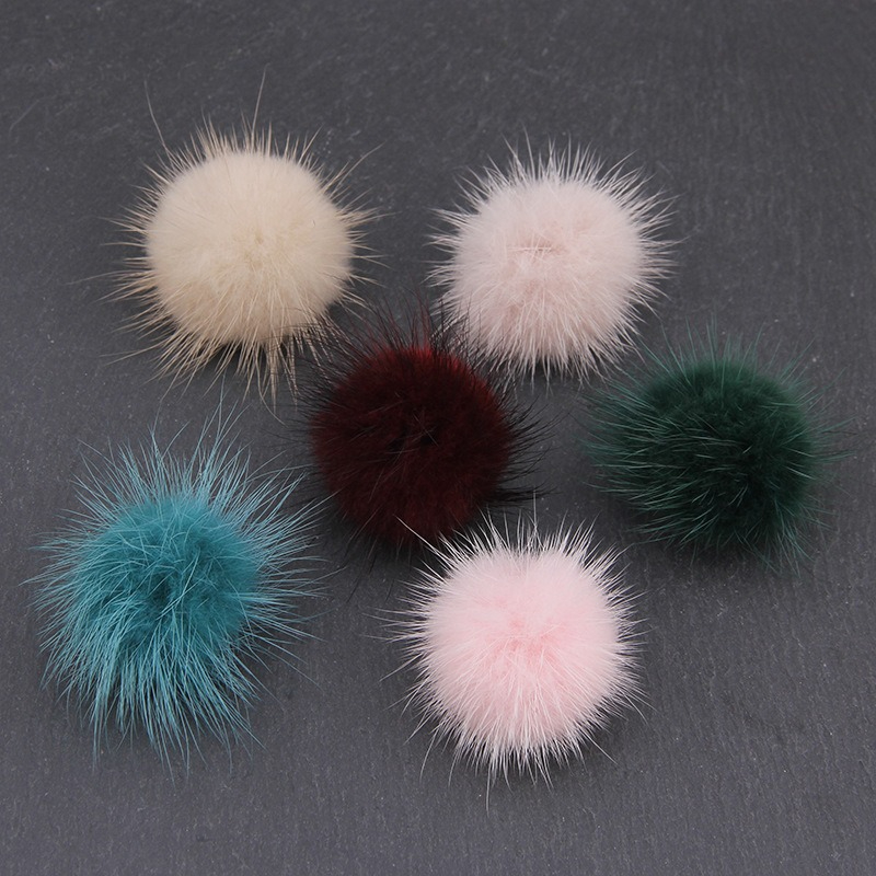 Women Formal Wear Korean - Korean-style Pompom Brooch for Men and