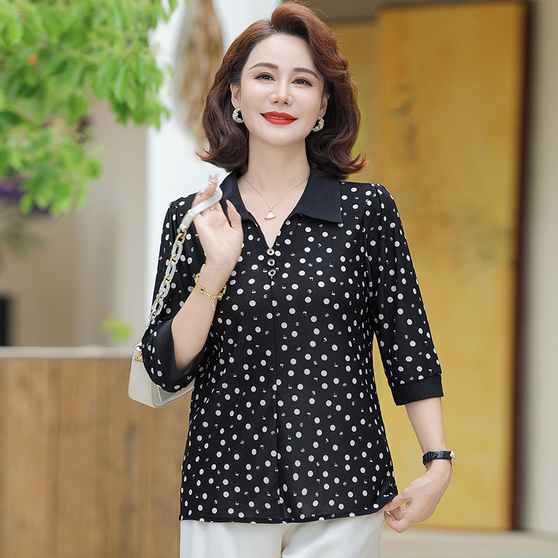Ladies Ice Silk  Shirt Summer  - Silk Blouse Button incelemesi ve fiyatı