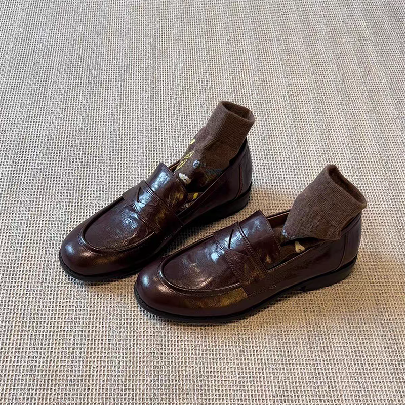 Womens Genuine Leather Loafers - Women Formal Wear Footwear incelemesi ve fiyatı