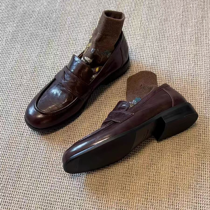 Womens Genuine Leather Loafers - Women Formal Wear Footwear incelemesi ve fiyatı