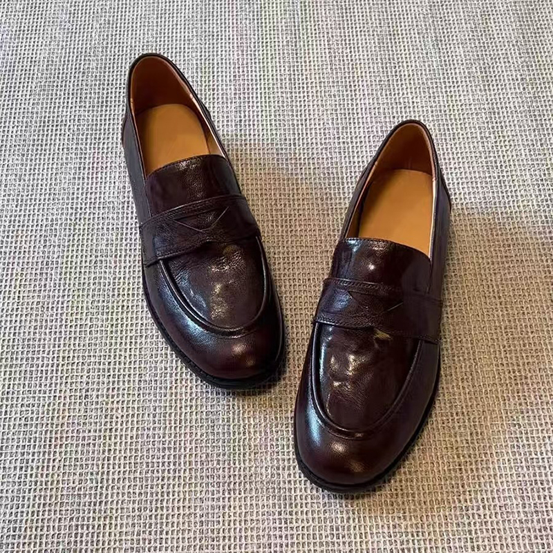 Womens Genuine Leather Loafers - Women Formal Wear Footwear incelemesi ve fiyatı