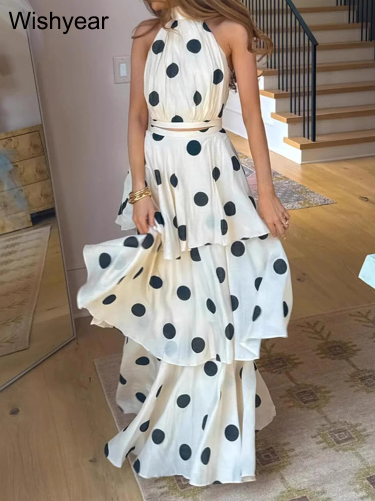 Wishyear Polka Dot Printed 2-P - Shift Dress Sleeveless incelemesi ve fiyatı