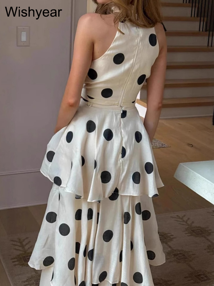 Wishyear Polka Dot Printed 2-P - Shift Dress Sleeveless incelemesi ve fiyatı