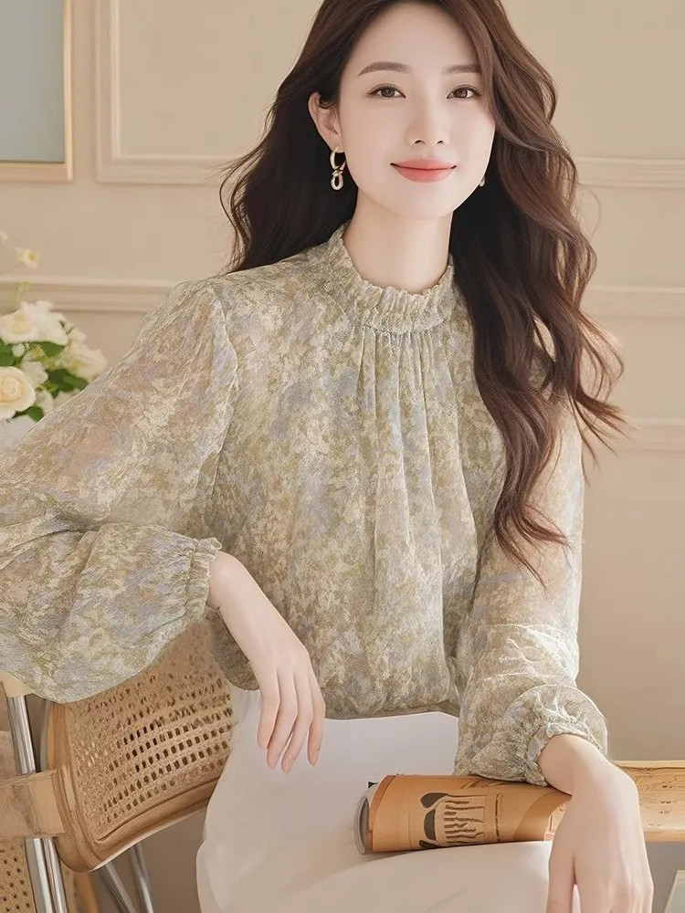 Long Sleeve Shirts Women Satin - Women Formal Wear Korean incelemesi ve fiyatı