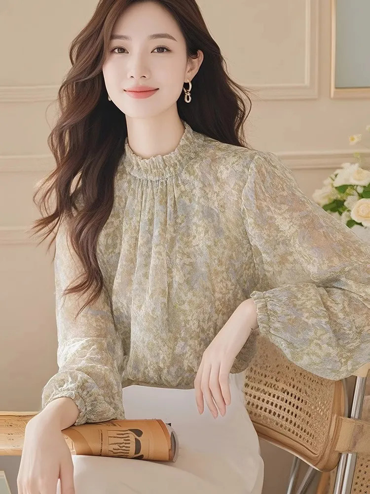Long Sleeve Shirts Women Satin - Women Formal Wear Korean incelemesi ve fiyatı