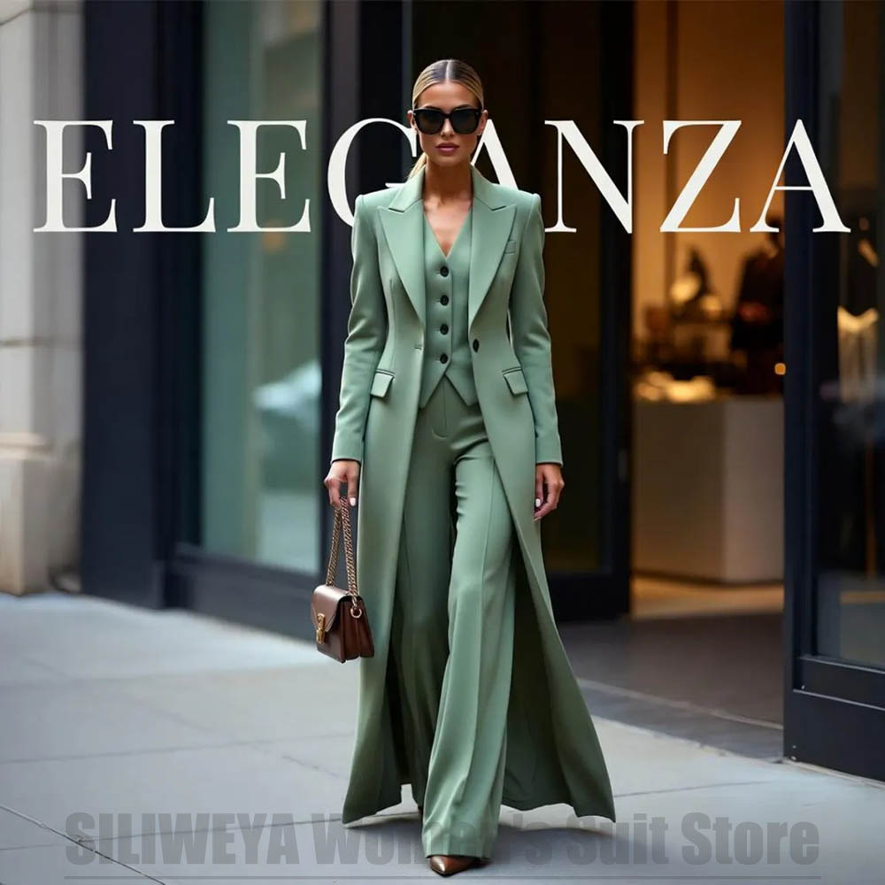 Chic Women's Suit Set Three Pi - Women'S Formal Wear Pants Suit incelemesi ve fiyatı