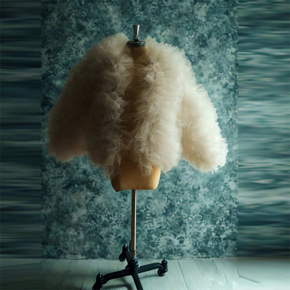 Charming Beige Ruffles Tulle T - Women Formal Office Wear Tops incelemesi ve fiyatı