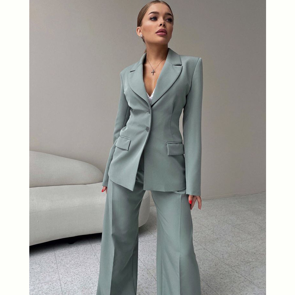 2024 Elegant Women Suit Two Pi - Women'S Formal Wear Pants Suit incelemesi ve fiyatı