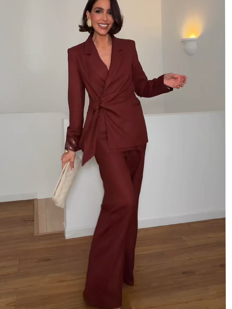 Fashion Office Ladies Blazer P - Women'S Formal Wear Pants Suit incelemesi ve fiyatı