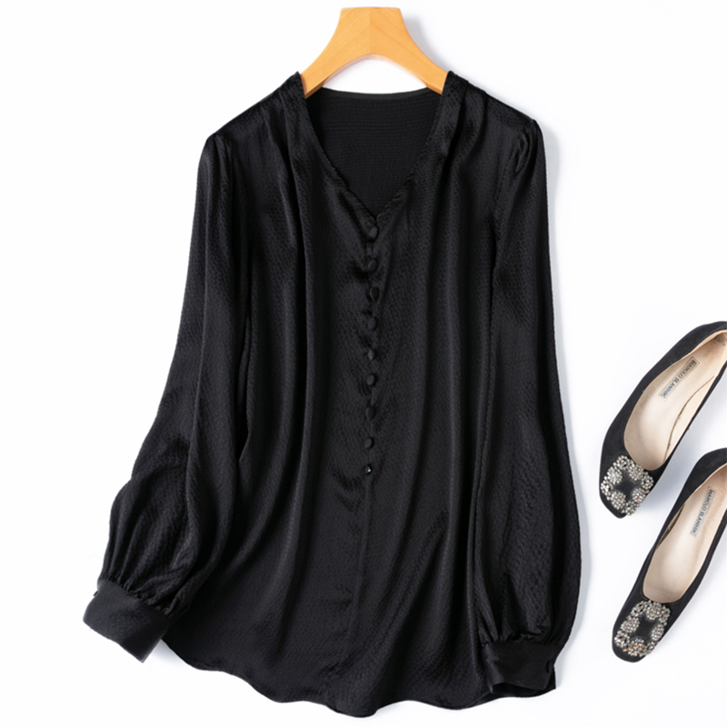 Women Silk Blouse 93% Mulberry - Silk Blouse Button incelemesi ve fiyatı