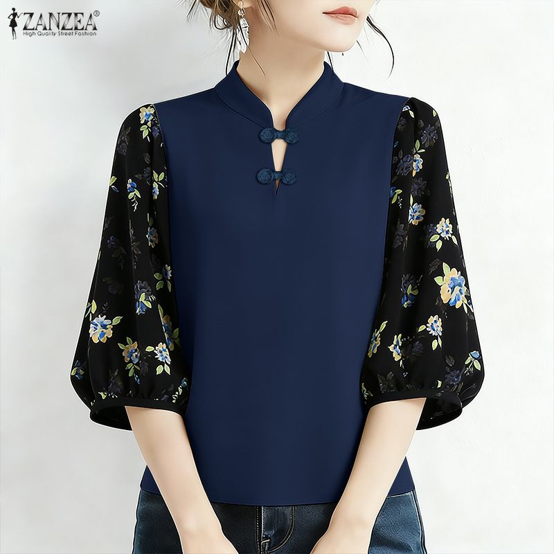 ZANZEA Elegant Woman Blouses F - Silk Blouse Button incelemesi ve fiyatı
