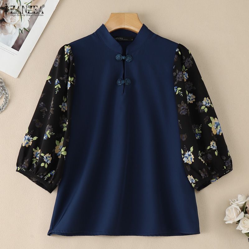 ZANZEA Elegant Woman Blouses F - Silk Blouse Button incelemesi ve fiyatı