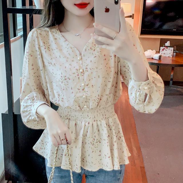 Long Sleeve Shirts Womens Plai - Women Formal Wear Korean incelemesi ve fiyatı