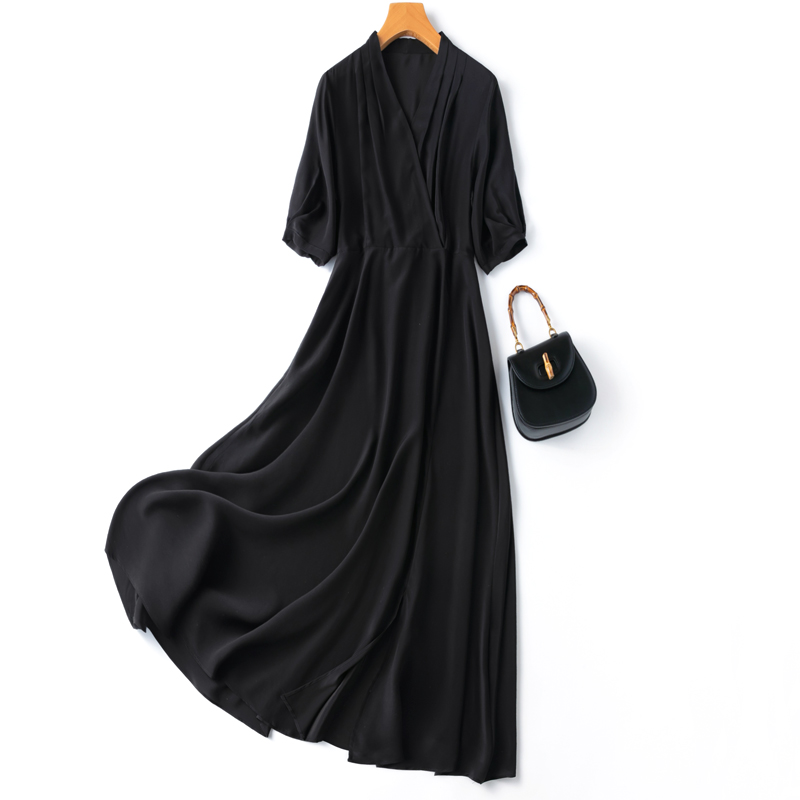 Women Silk Maxi Dress 100% Mul - Formal Wear For Women Xl incelemesi ve fiyatı