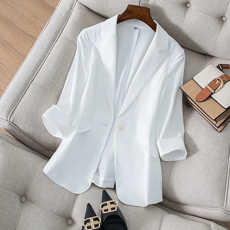 Jacket Women's Clothing Slim F - Women Formal Wear Korean incelemesi ve fiyatı