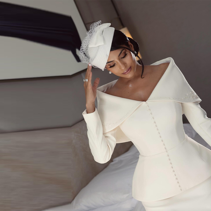 Elegant French White Peplum Tw - Women Formal Office Wear Tops incelemesi ve fiyatı
