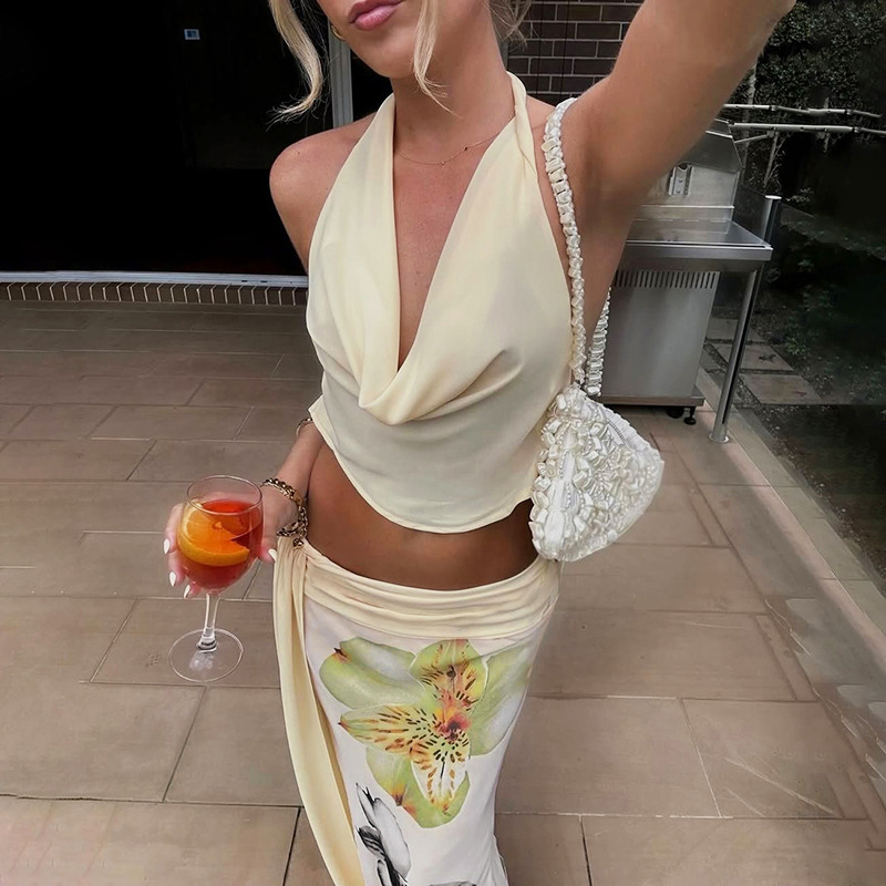 TARUXY Sexy Long Skirt Two Pie - Shift Dress Sleeveless incelemesi ve fiyatı