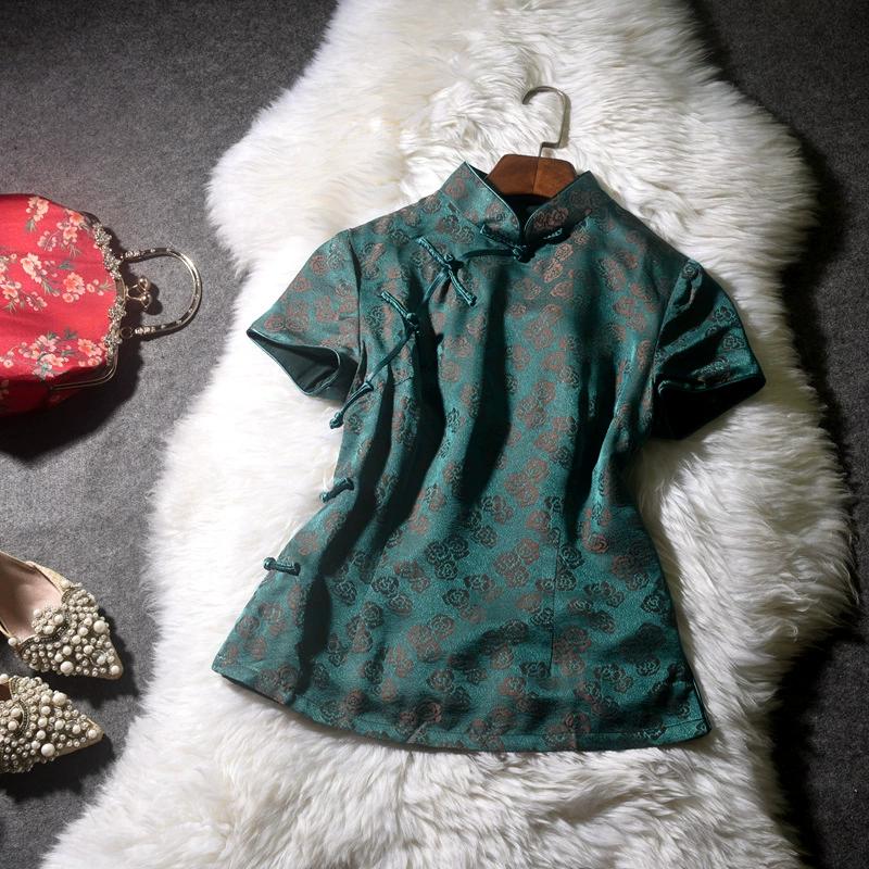 Chinese Style Chiffon Shirt St - Silk Blouse Button incelemesi ve fiyatı