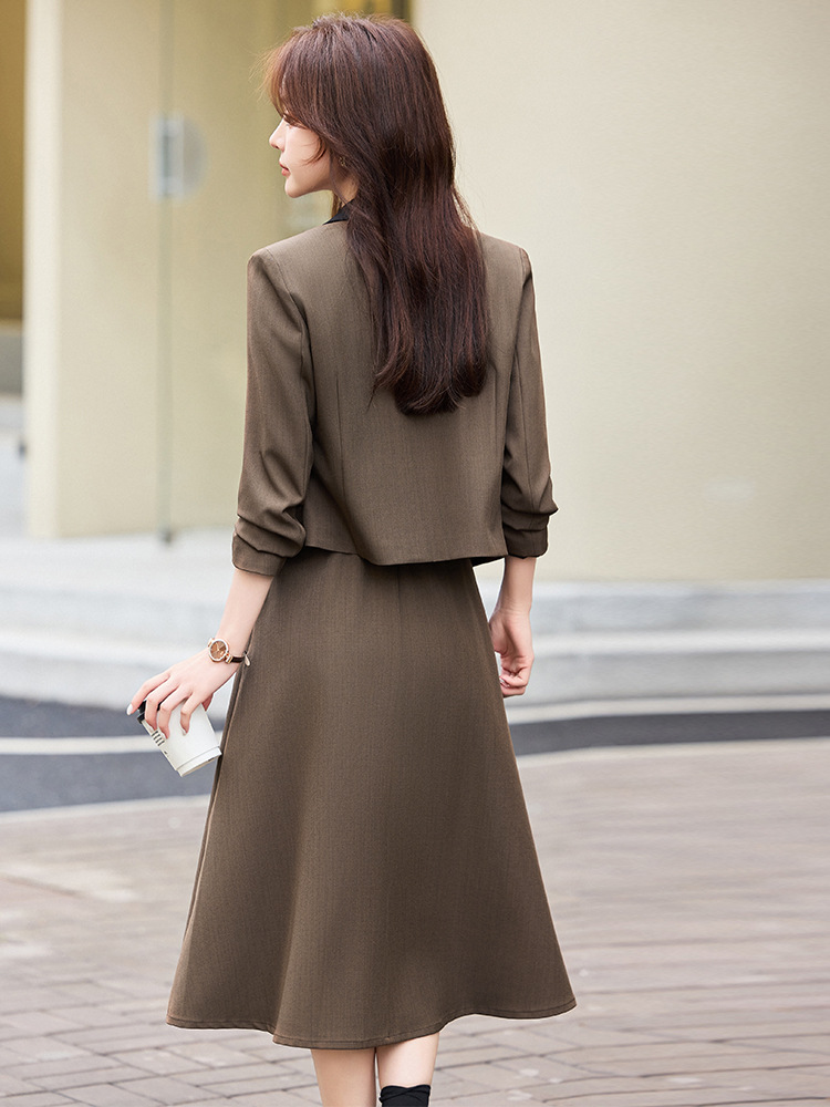 Gray short blazer for women, n - Women'S Formal Wear Pants Suit incelemesi ve fiyatı