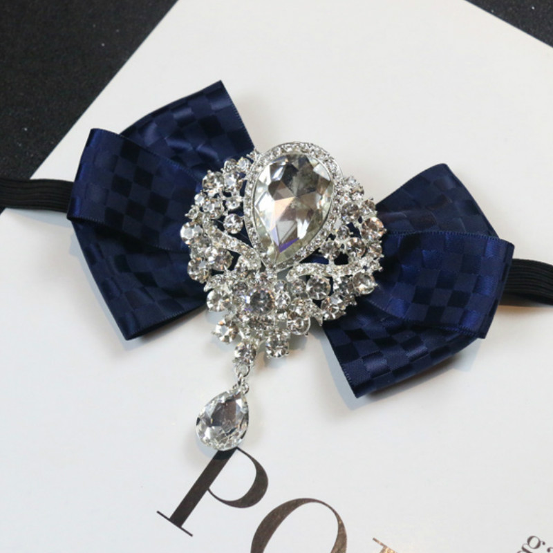 Men's Wedding Rhinestone Bow T - Women Formal Wear Korean incelemesi ve fiyatı