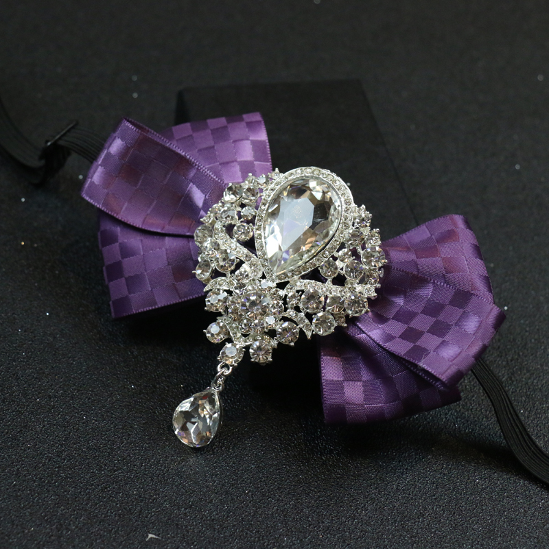 Men's Wedding Rhinestone Bow T - Women Formal Wear Korean incelemesi ve fiyatı