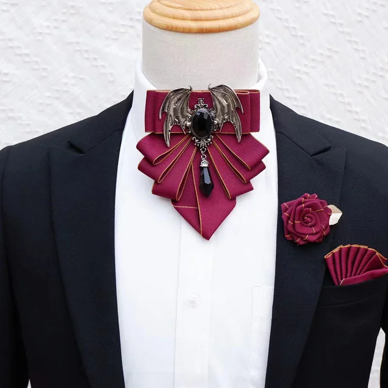 Men's Bow Tie Brooch Set Briti - Women Formal Wear Korean incelemesi ve fiyatı