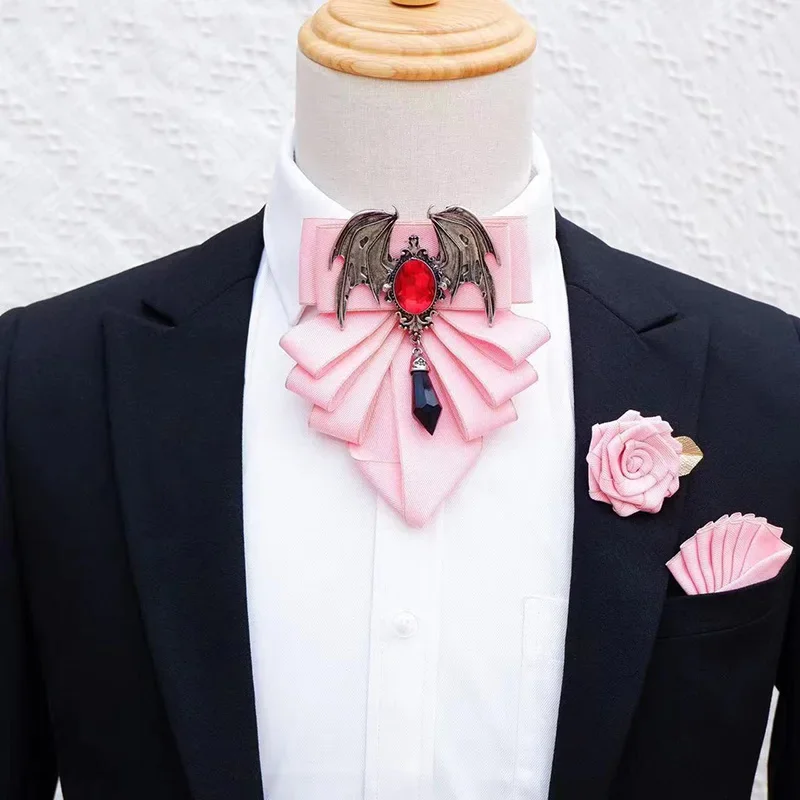 Men's Bow Tie Brooch Set Briti - Women Formal Wear Korean incelemesi ve fiyatı