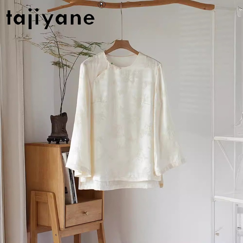TAJIYANE New Silk Women's Blou - Silk Blouse Button incelemesi ve fiyatı