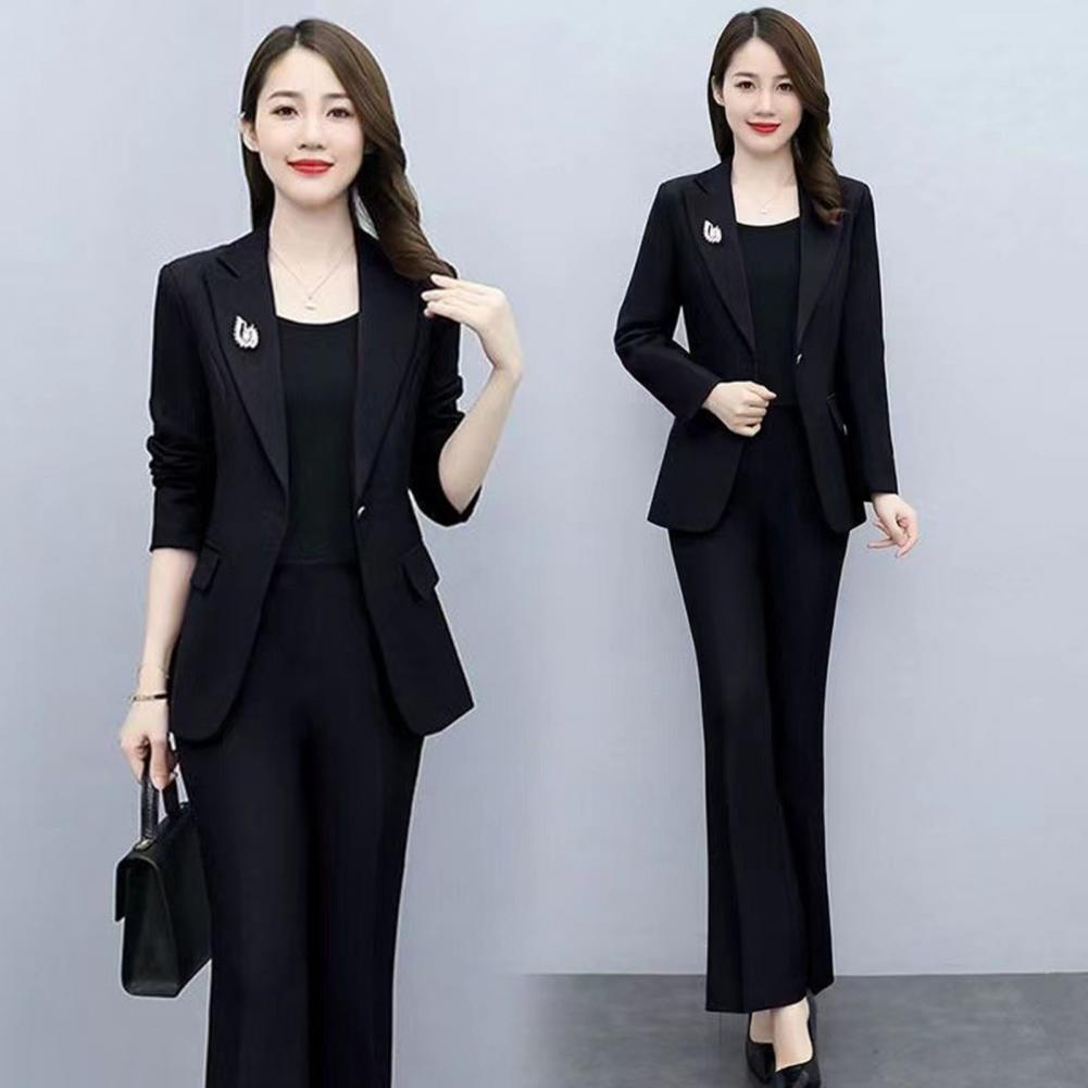 2 Pcs/Set Lady Formal Coat Pan - Women'S Formal Wear Pants Suit incelemesi ve fiyatı