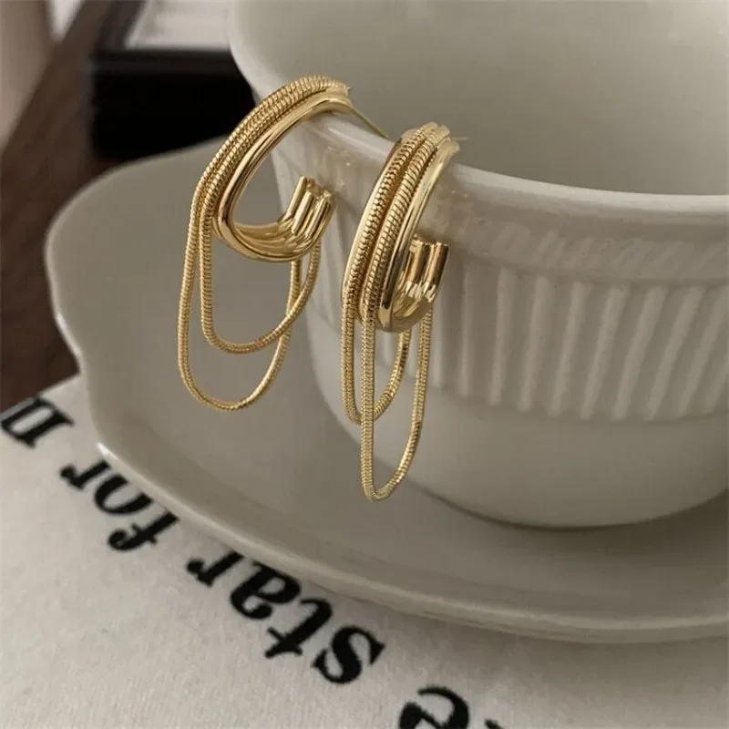 Charm Double Chain Long Tassel - Women Formal Wear Korean incelemesi ve fiyatı